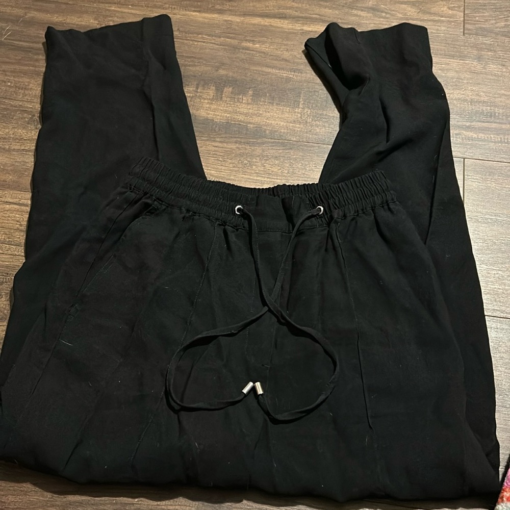 Black casual pants